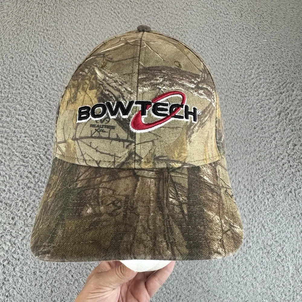 Bowtech Strapback Baseball Cap Multicolor One Size Adjustable Camo Outdoor Cap‎